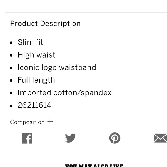 💕VS PINK BLACK & WHITE SCRIPT LOGO COTTON LEGGING - Picture 6 of 7